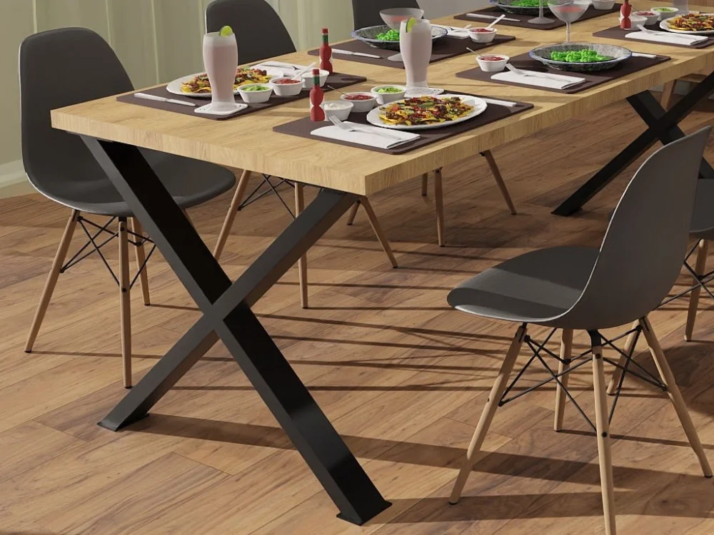 ARdesign stolová podnož X - Černá Horká Nabídka