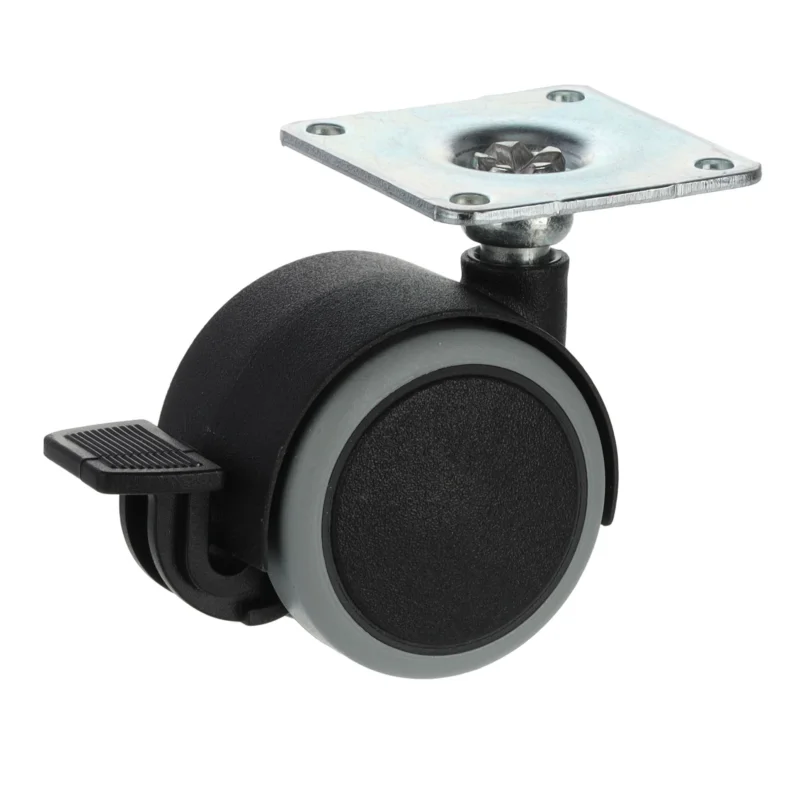 Kup Teď Kolečko průměr 40 mm s plotnou a gumou + brzda
