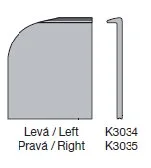 Přímo Od Výrobce Lišty na pracovní desky Krono 28 mm
