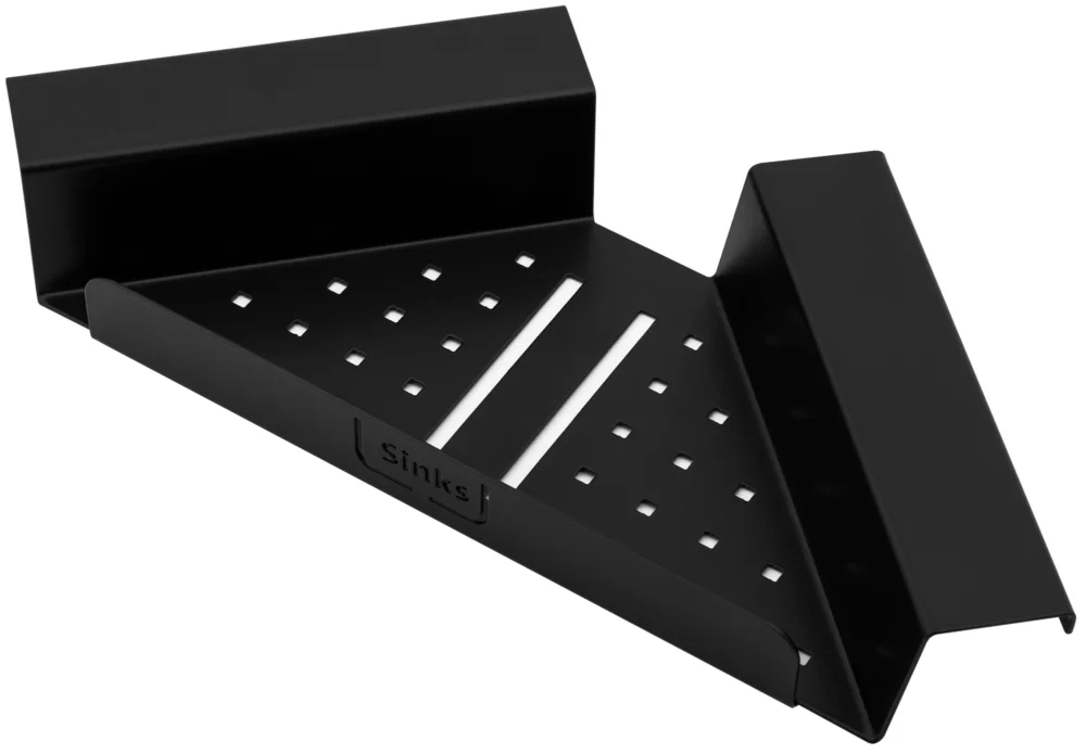 Must-Have Sinks rohová polička černá