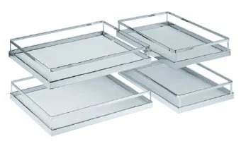 Autentický KES Magic Corner sada košů Arena Style chrom/ bílá