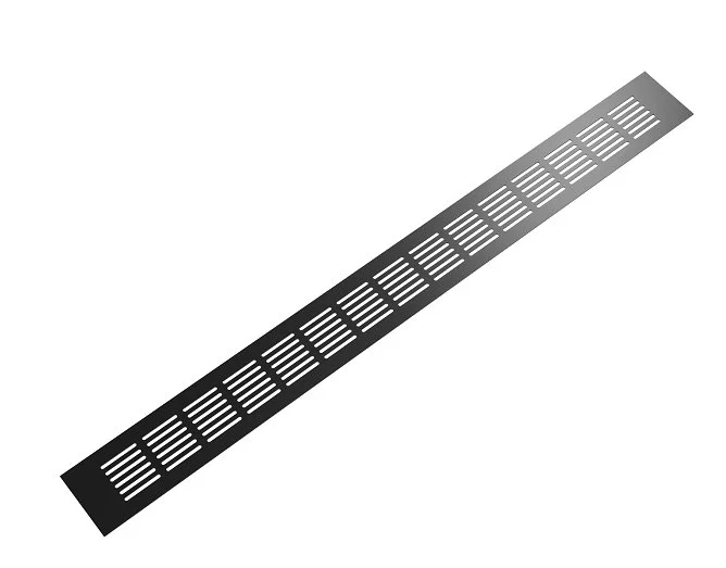 Odeslání Ihned Větrací mřížka EKO černá mat, 60 mm