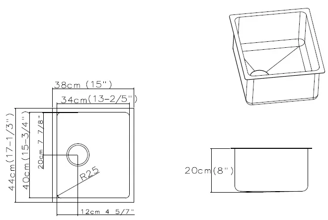 Sinks BLOCK 380 Výhodná Nabídka