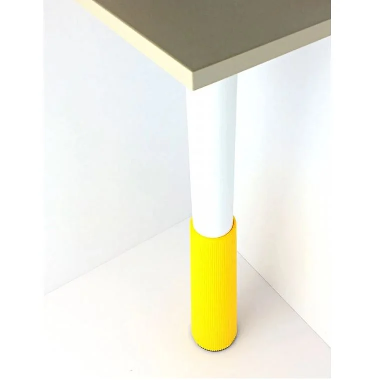 Časově Omezené Stolová noha 580 mm nastavitelná dětská bílá/žlutá