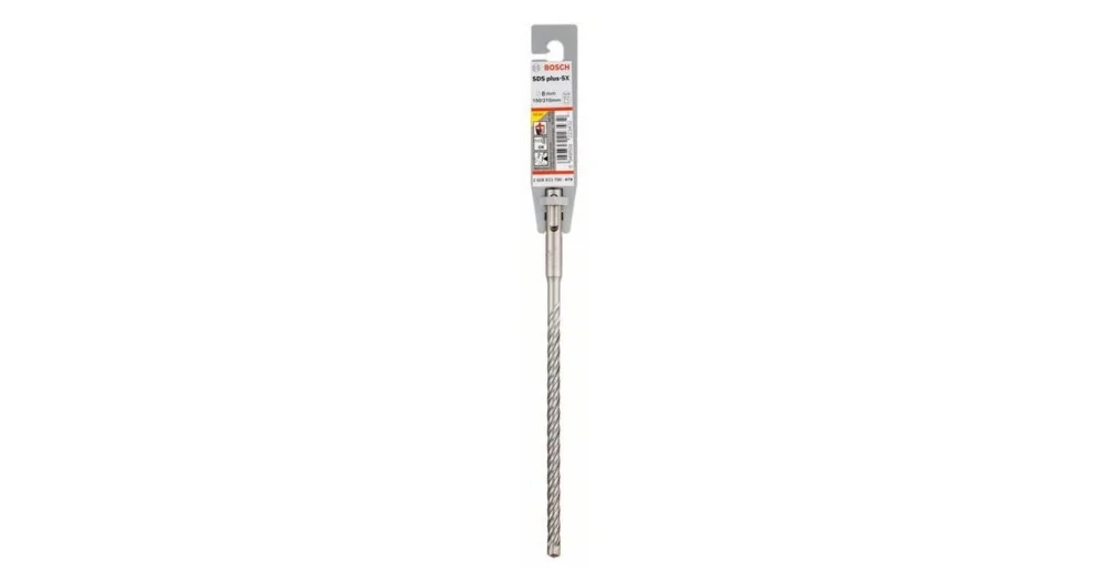 Aktuální BOSCH Vrták do kladiv SDS-plus-5X 8 x 150 x 210 mm 2608833790