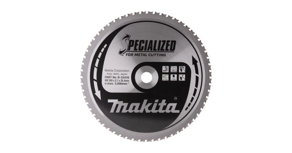 MAKITA kotouč pilový ocel SPECIALIZED 30 mm5x2.1x25.4 mm 60 zubů B-33439 Časově Omezené