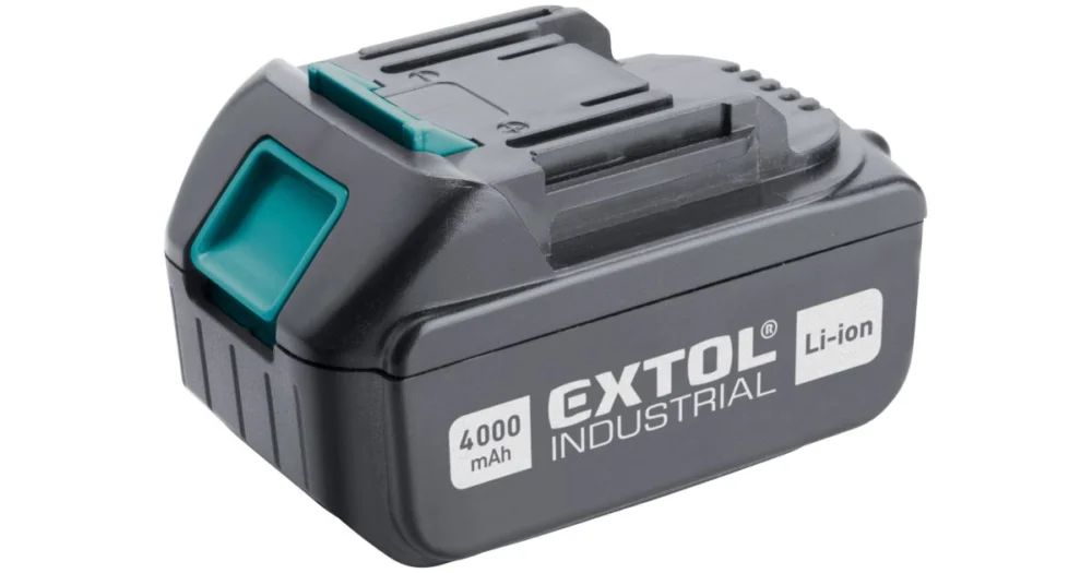 Dokud Zásoby Vydrží EXTOL INDUSTRIAL baterie akumulátorová 18V, Li-ion, 4000mAh 8791115B