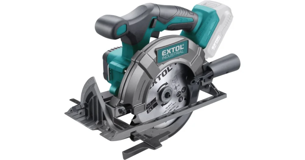 Sleva EXTOL Industrial Akumulátorová kotoučová pila SHARE20V, BRUSHLESS, bez baterie a nabíječky 8791823