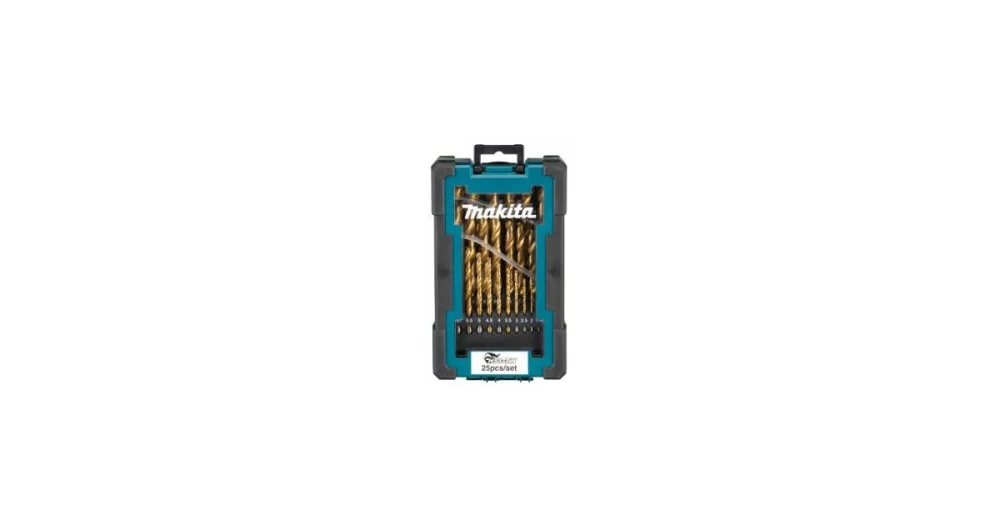 Nejlepší Volba MAKITA sada vrtáků do kovu HSS-TiN 1-13 mm (po 0,5 mm), 25 ks , 6 ks bal D-72235-6