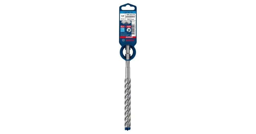BOSCH EXPERT vrták SDS plus-7X, 17x150x215 1ks 2608900136 Vysoce Kvalitní