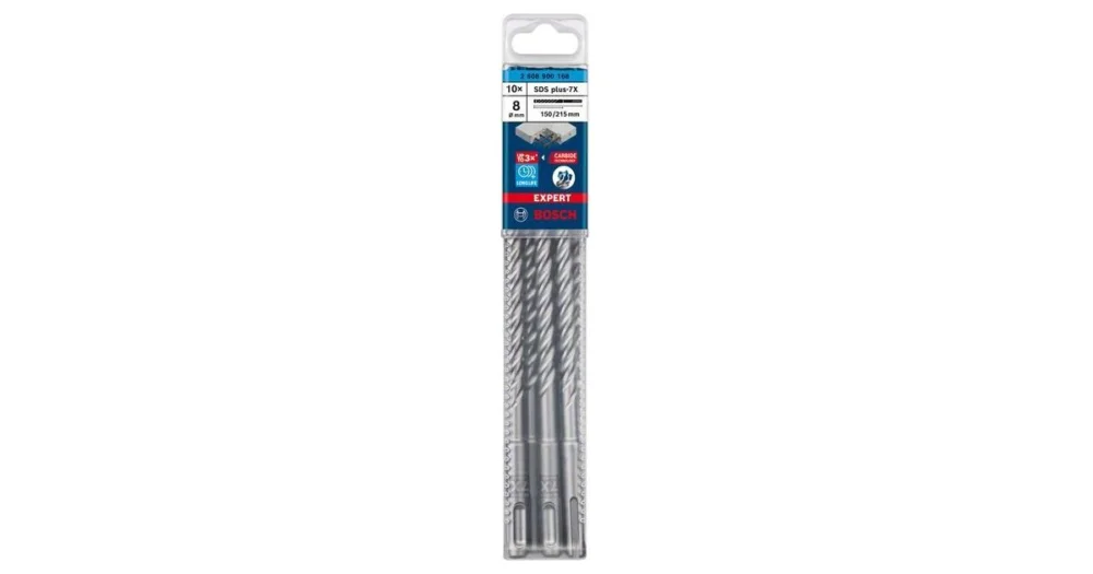BOSCH EXPERT vrták SDS plus-7X, 8x150x215 10ks 2608900168 Objednat Nyní