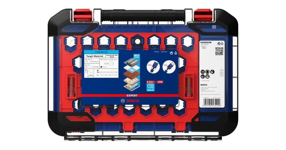 BOSCH EXPERT sada děrovek Tough Material 22-68,9ks 2608900446 Víkendová Akce