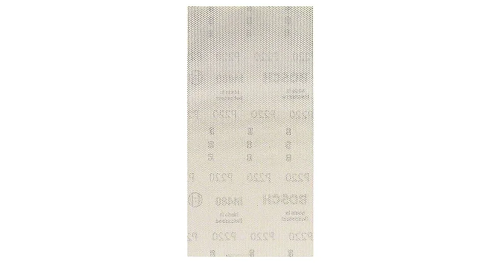 Nejprodávanější BOSCH EXPERT brusná mřížka M480 115X230mm,P220,10ks 2608900766