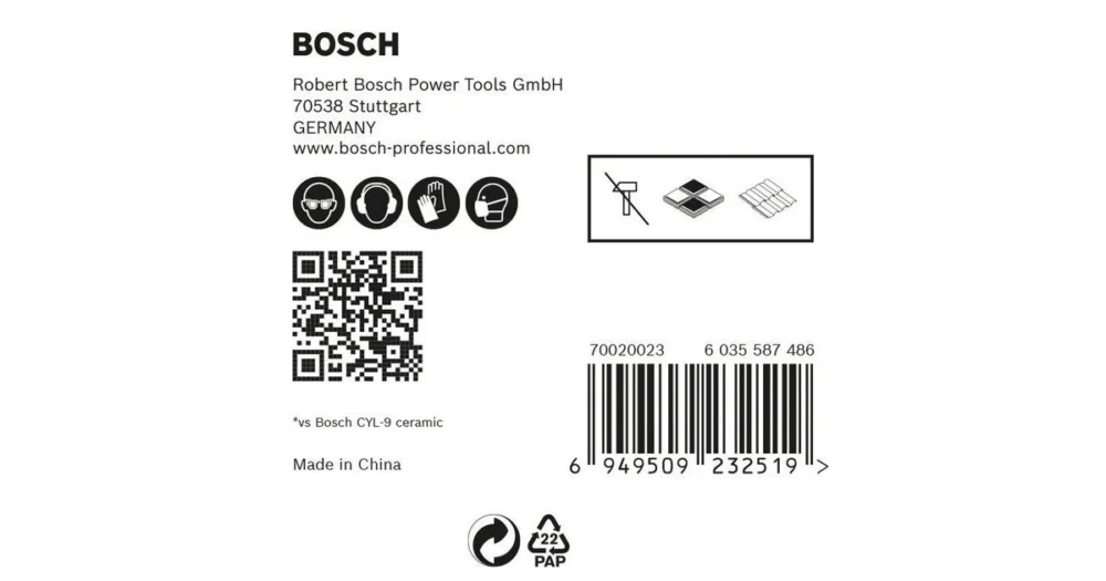 Nejlepší Volba BOSCH EXPERT HEX-9 HardCeramic 6mm balení 5ks 2608900599