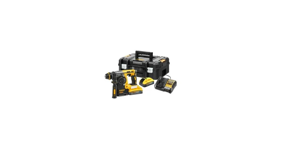 DeWALT kombinované kladivo SDS-Plus 18 V PowerStack 2x 5Ah, TSTAK DCH273H2T Nízká Cena