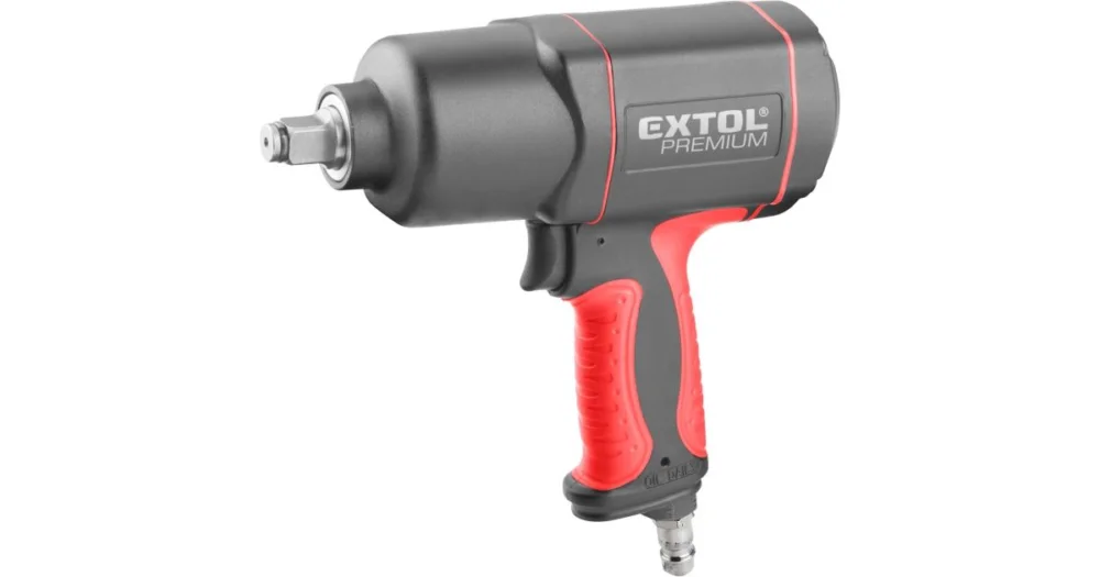 Ověřený EXTOL Premium Pneumatický rázový utahovák 1/2" 800 Nm kompozit 8865016