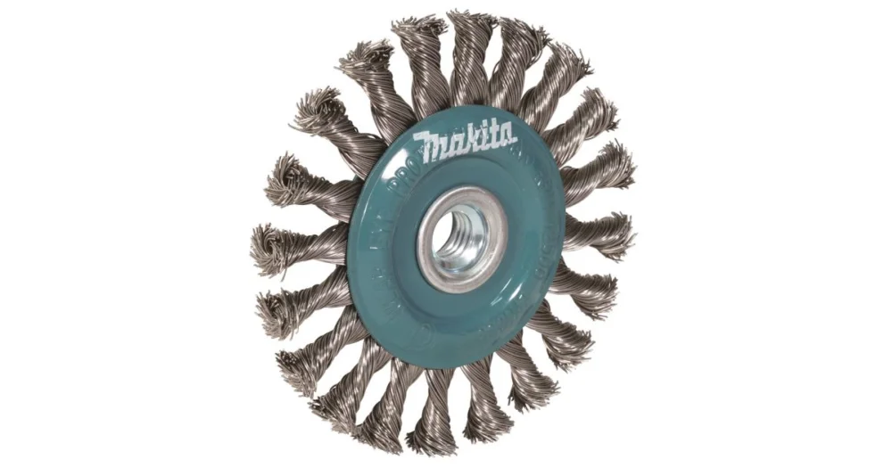 MAKITA kartáč kotoučový 125 mm, drát nerezový splétaný 0,5 mm D-77540 Omezená Nabídka