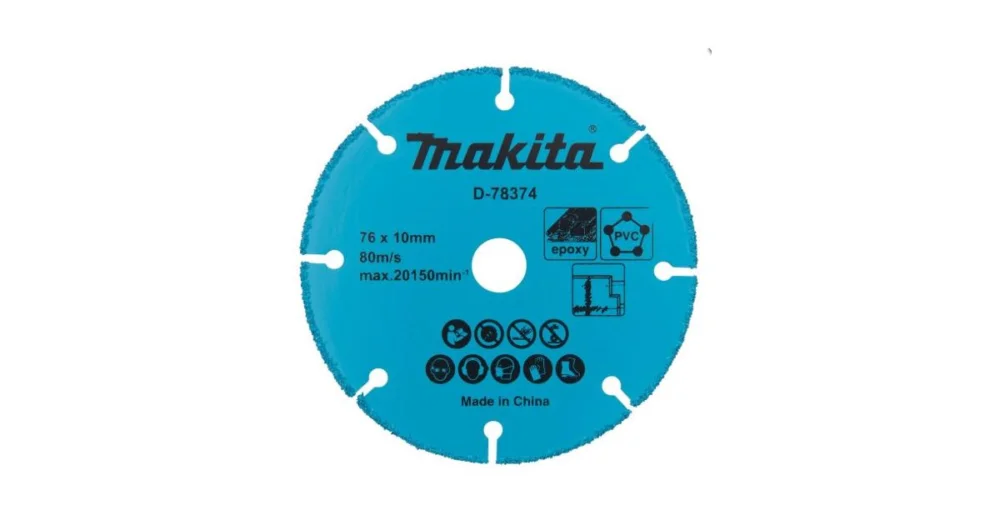 Výhodná Nabídka MAKITA kotouč řezný univerzál 76x1.7x10 mm (pro DMC300) D-78374