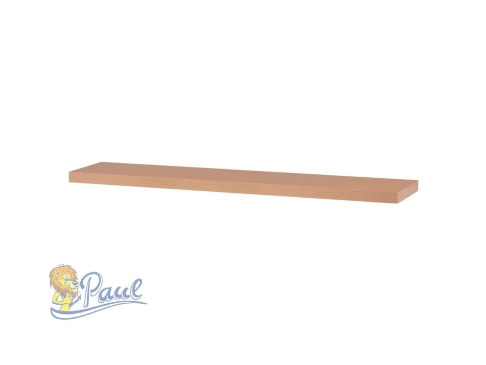 Polička nástěnná 120 cm, MDF, 3D dekor přírodní buk, baleno v ochranné fólii Koupit Online