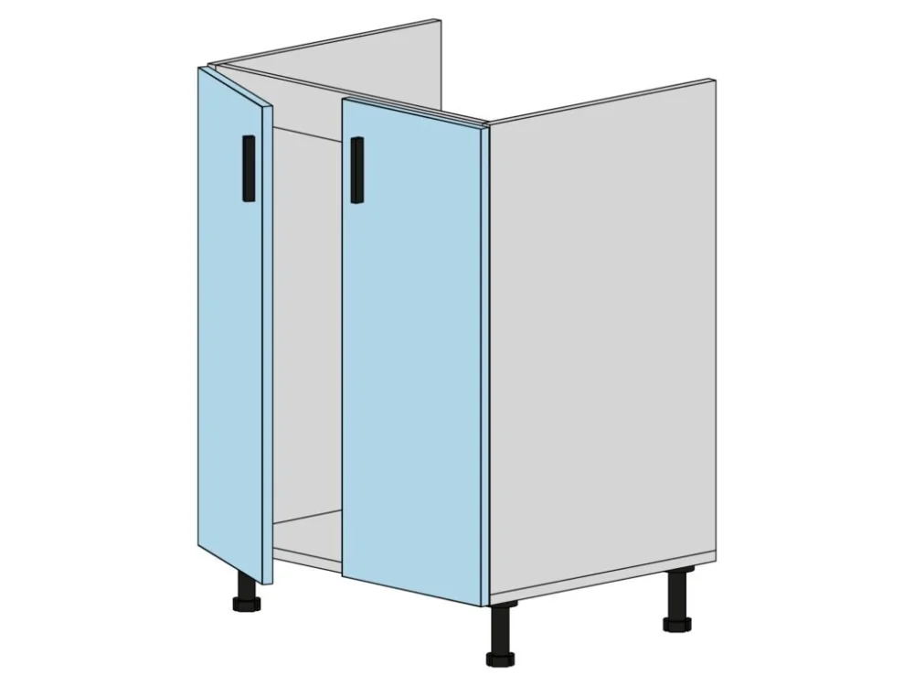 Zlevněný Spodní skříňka E-60-NM | AZURE