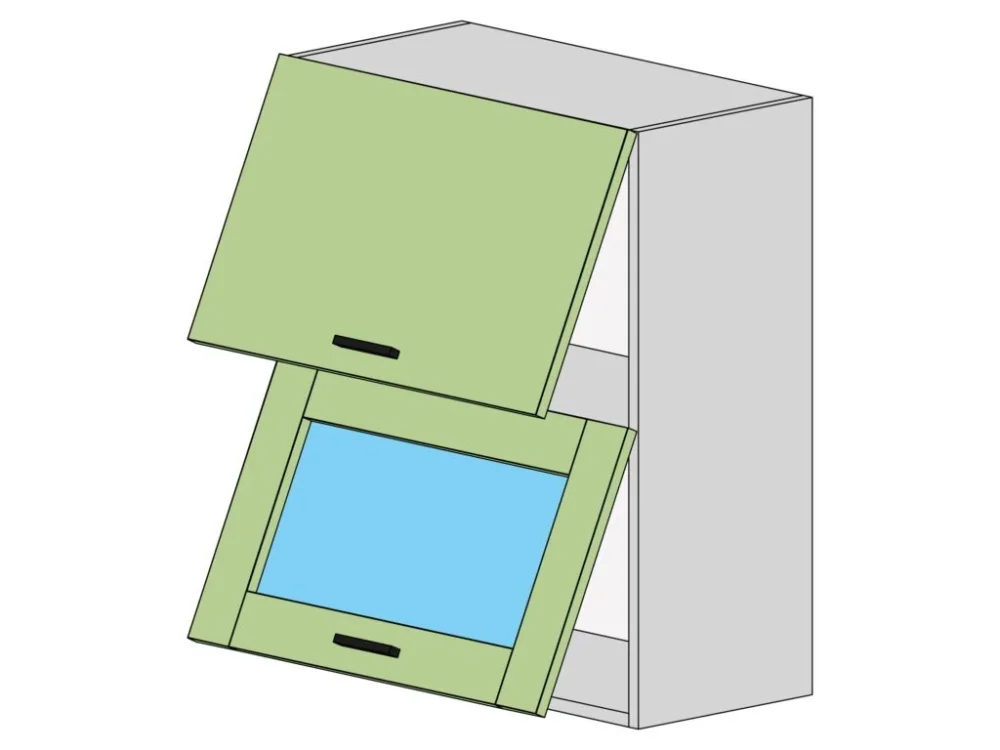 Vysoce Kvalitní Horní skříňka E-60-VVO MDF | SULFUR MDF