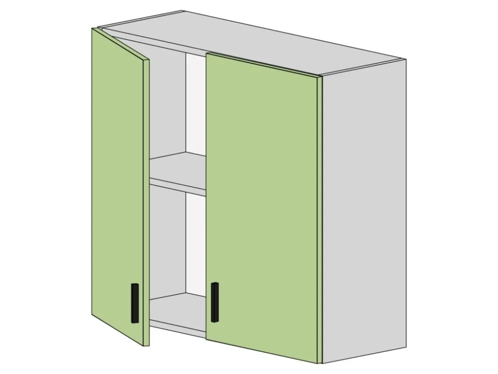Horní skříňka E-80-V MDF | ALISA MDF Výhodná Nabídka