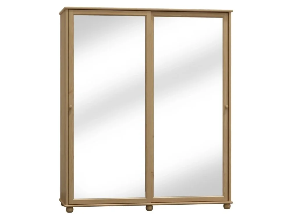 Dřevěná šatní skříň CLASSIC 81 masiv borovice | šíře 120 cm Víkendová Akce