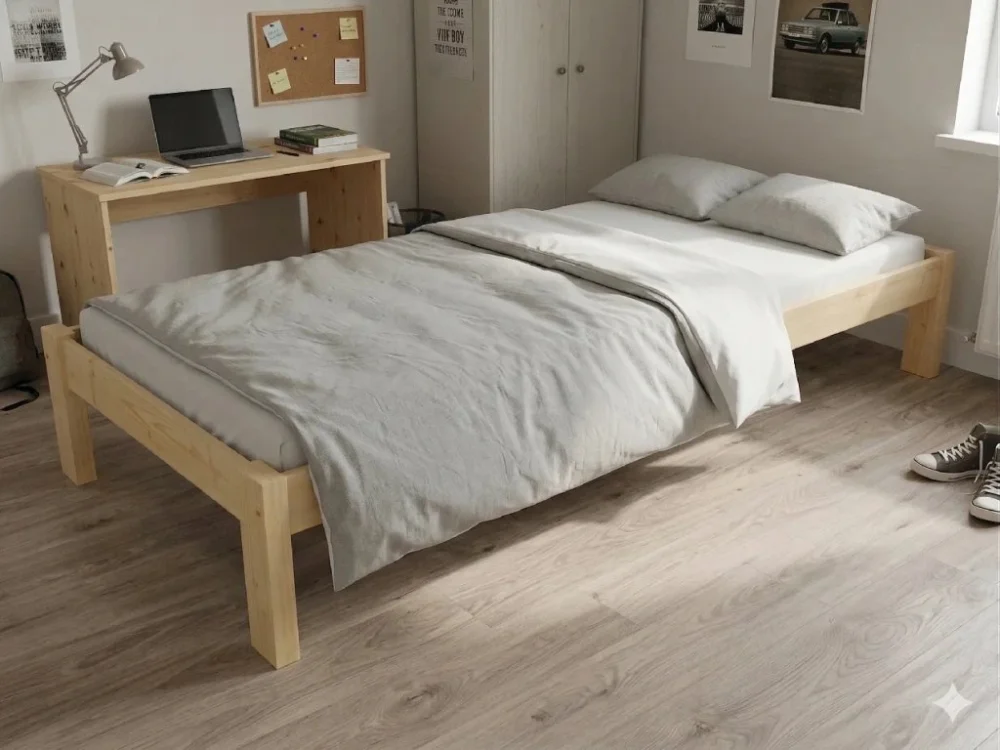 Objednat Nyní Dřevěná postel 100x200 masiv borovice - VMK14A