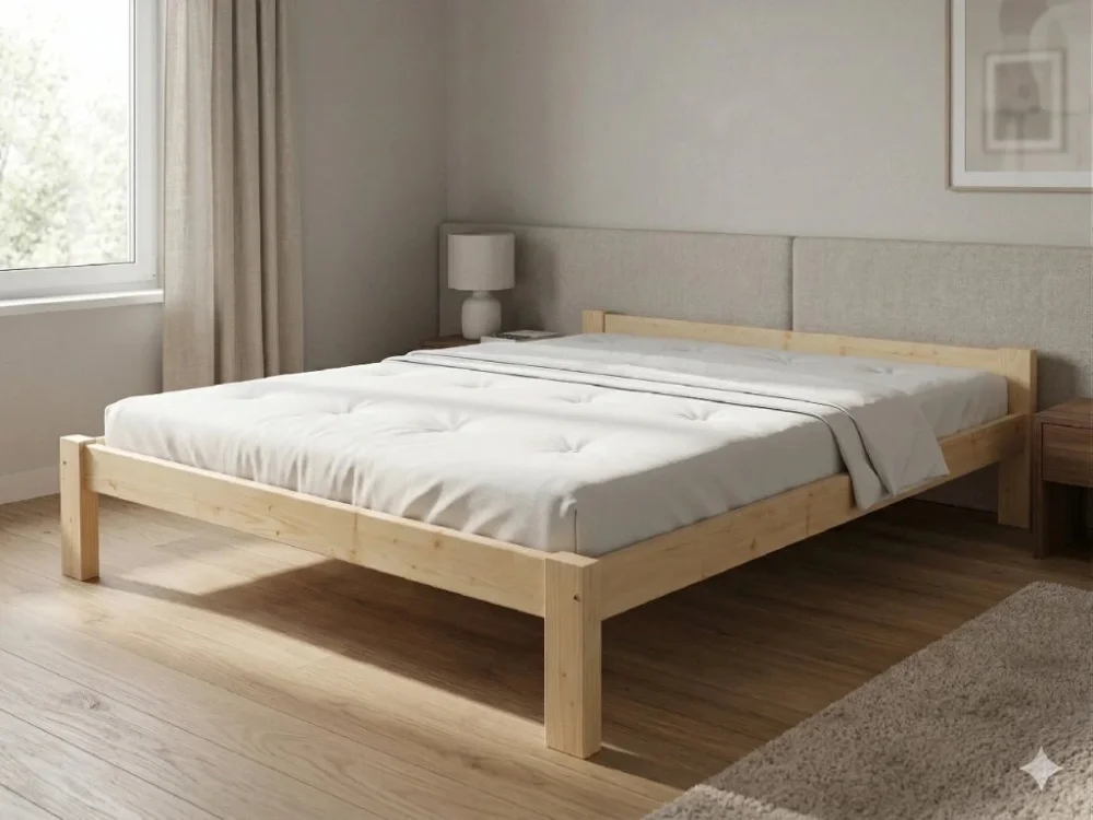 Nejprodávanější Dřevěná postel 120x200 masiv borovice - VMK13A