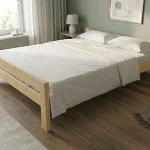 Dřevěná postel 140x200 masiv borovice - VMK13C Horká Nabídka