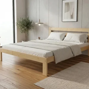 Přímo Od Výrobce Dřevěná postel 140x200 masiv borovice - VMK1A