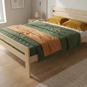 Ověřený Dřevěná postel 140x200 masiv borovice - VMK1C