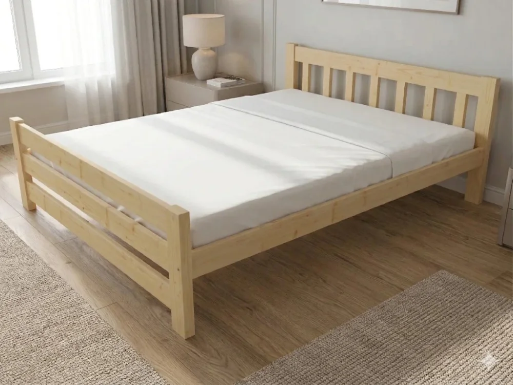 Super Cena Dřevěná postel 160x200 masiv borovice - VMK15D