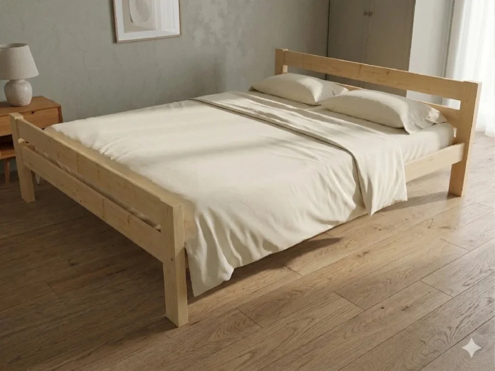 Cenová Bomba Dřevěná postel 180x200 masiv borovice - VMK12C