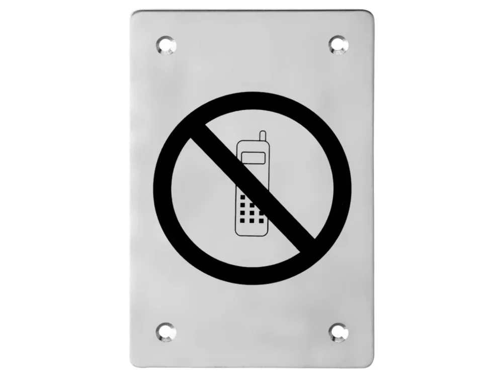 Originální Piktogram ACT Zákaz telefonování HR (nerez)