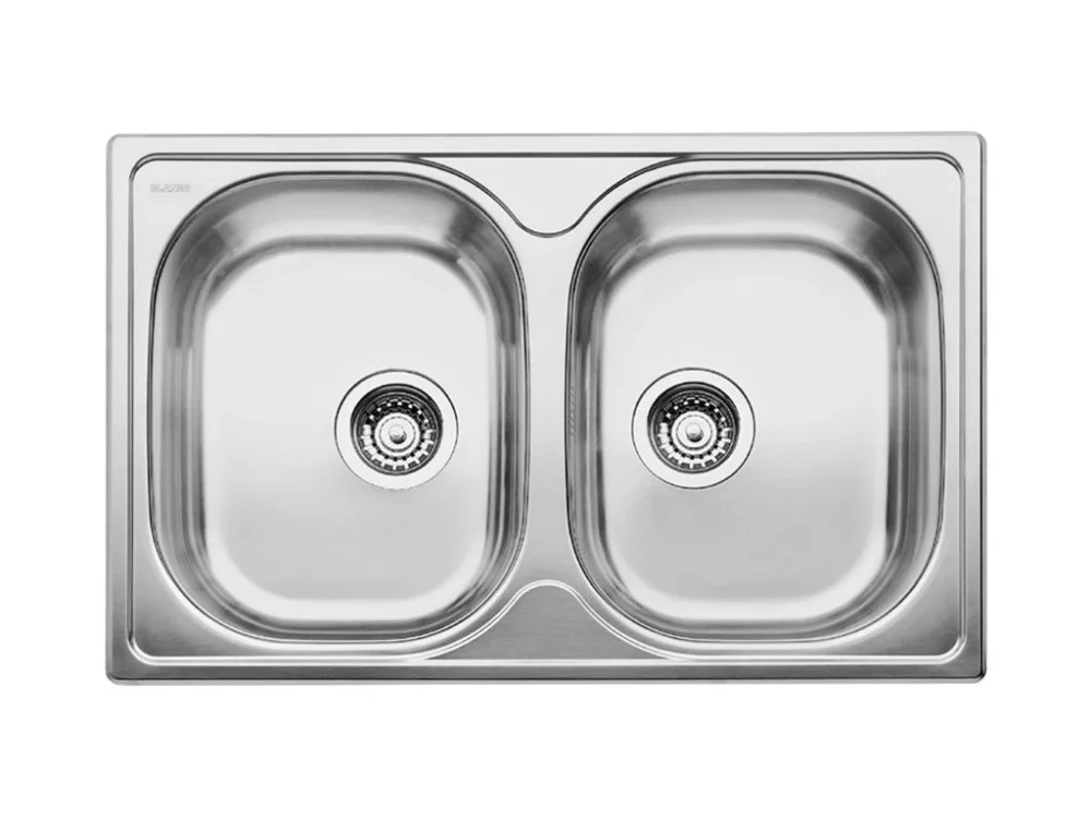 Rychlé Dodání Blanco TIPO 8 Compact Nerez přírodní lesk oboustranné provedení