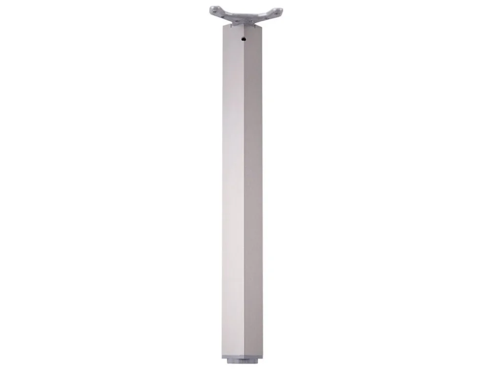 Novinka Stolová noha v. 710 mm 80 x 80 mm imitace nerezi