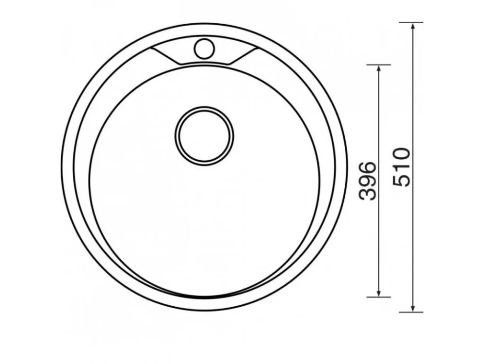 Sinks ROUND 510 matný 0,6 mm Koupit Online