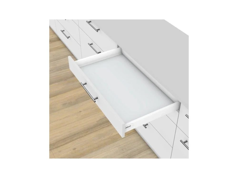BLUM ANTARO sada 600 mm "M" 30kg šedá -bez čelního kování Poslední Šance