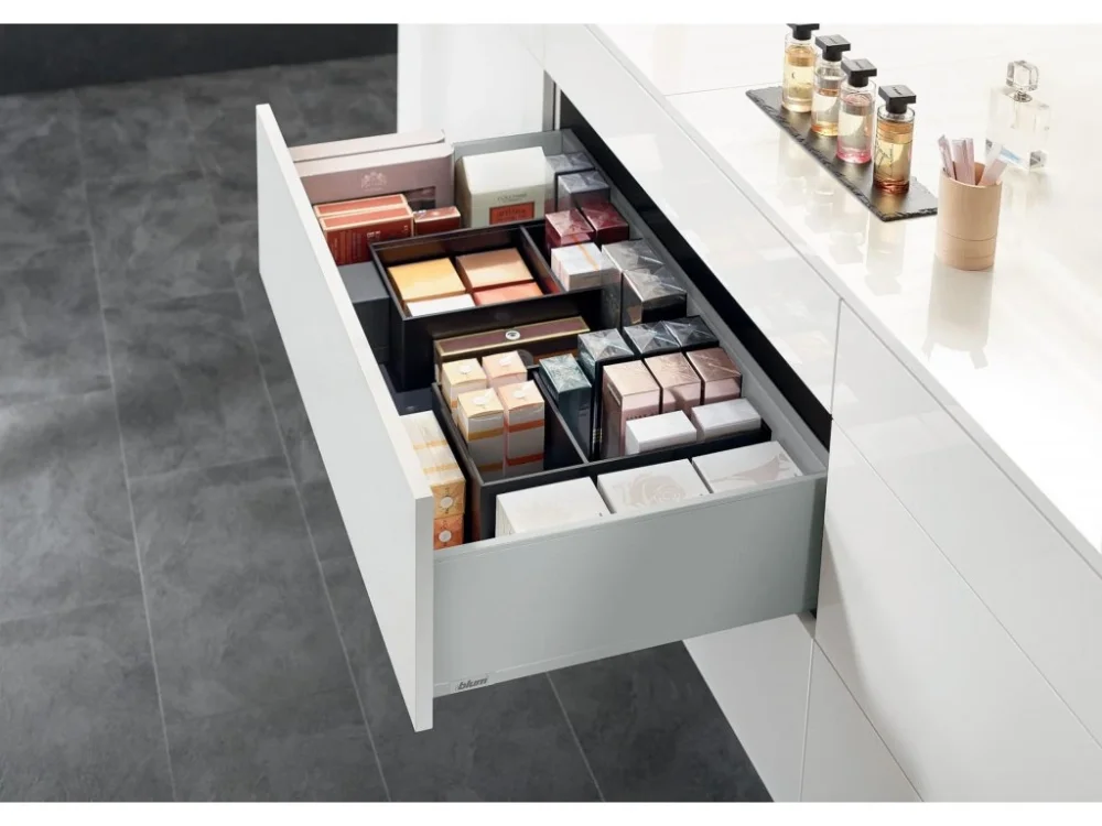BLUM Legrabox pure orion šedý - sada C 500 / 70 kg bez čelního kování Tovární Cena