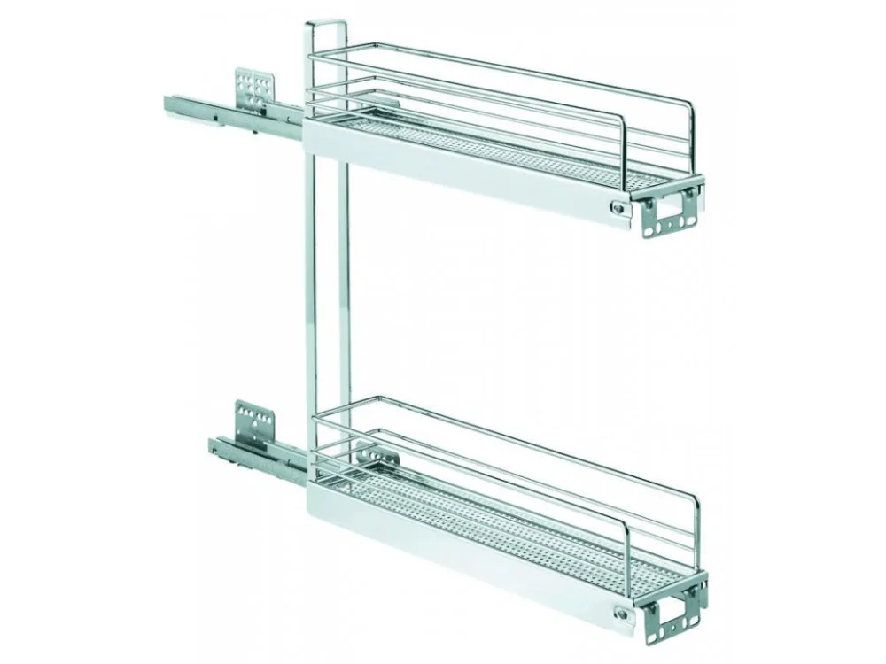 Časově Omezené KESSEBÖHMER dvojkoš Classic 150 mm 90° 3D šedý pravý