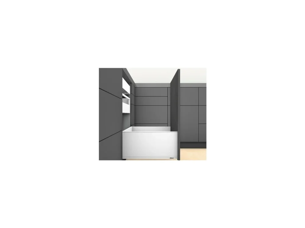Sleva BLUM Legrabox pure bílý - sada F 500 / 40 kg bez čelního kování