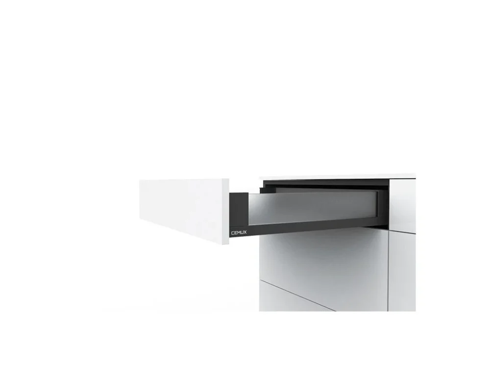 Cemux H Box SLIM skleněné bočnice H84 délka 500 mm antracit Omezená Nabídka