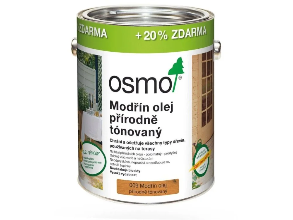 Zlevněný OSMO terasový olej modřín olej 009