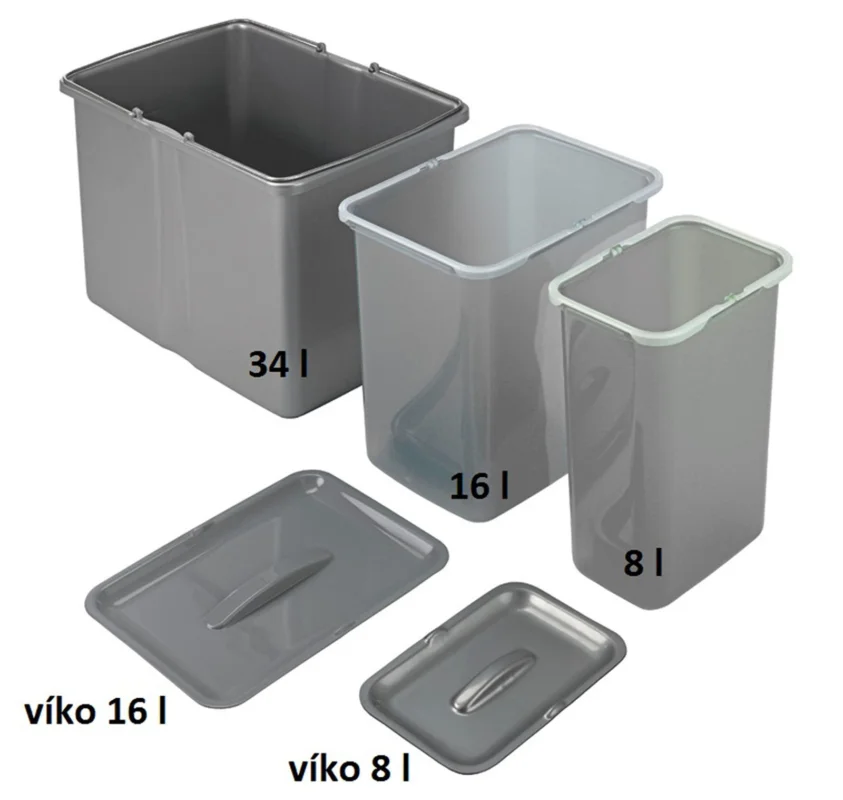 samostatný koš "A"| 34l Novinka