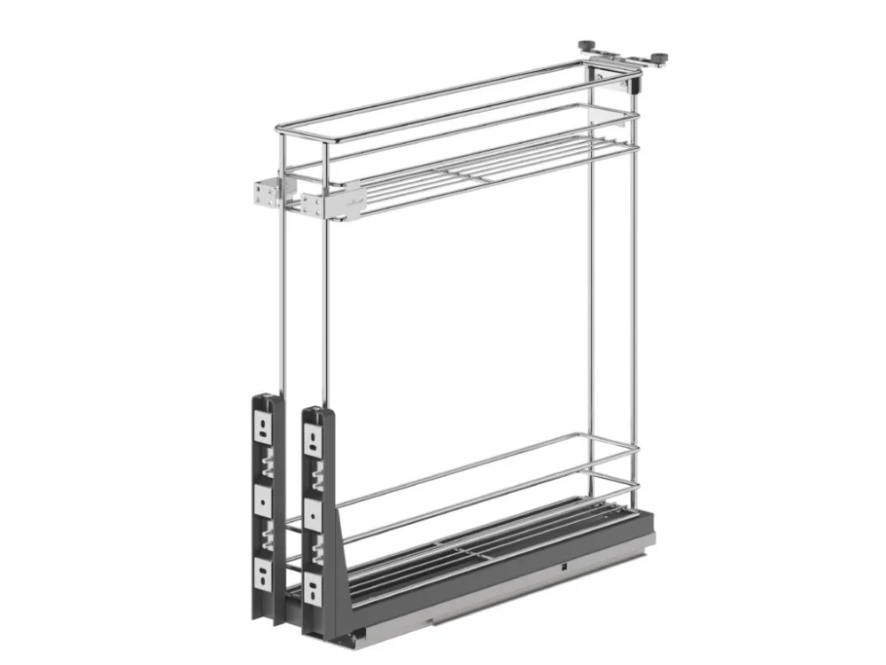 Plnovýsuvný dvojkoš Komfort spodní s tlumeným dovřením, 105x517x505 mm, chrom (1002309001) Nízká Cena