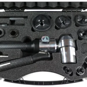 01759 ALFRA ruční hydraulický prostřihovací nástroj úhlový, kufr s razníky M16-M63 TRISTAR Must-Have
