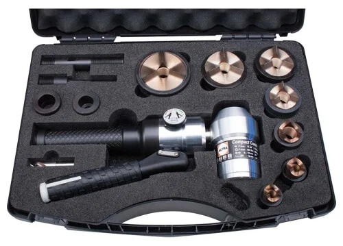 01655 ALFRA ruční hydraulický prostřihovací nástroj úhlový, kufr s razníky M16-M63 pro nerez Ihned K Objednání