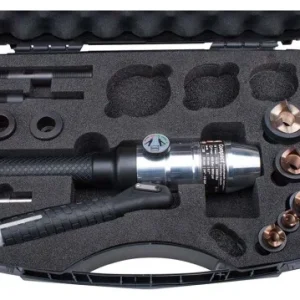 01642 ALFRA ruční hydraulický prostřihovací nástroj přímý, kufr s razníky M16-M40 pro nerez Nejlepší Volba