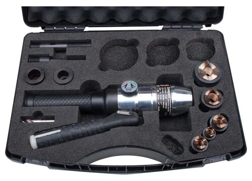 01642 ALFRA ruční hydraulický prostřihovací nástroj přímý, kufr s razníky M16-M40 pro nerez Nejlepší Volba